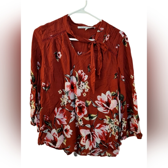 Creative Concepts Floral Blouse size Small - Picture 1 of 3